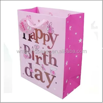 paper birthday bags