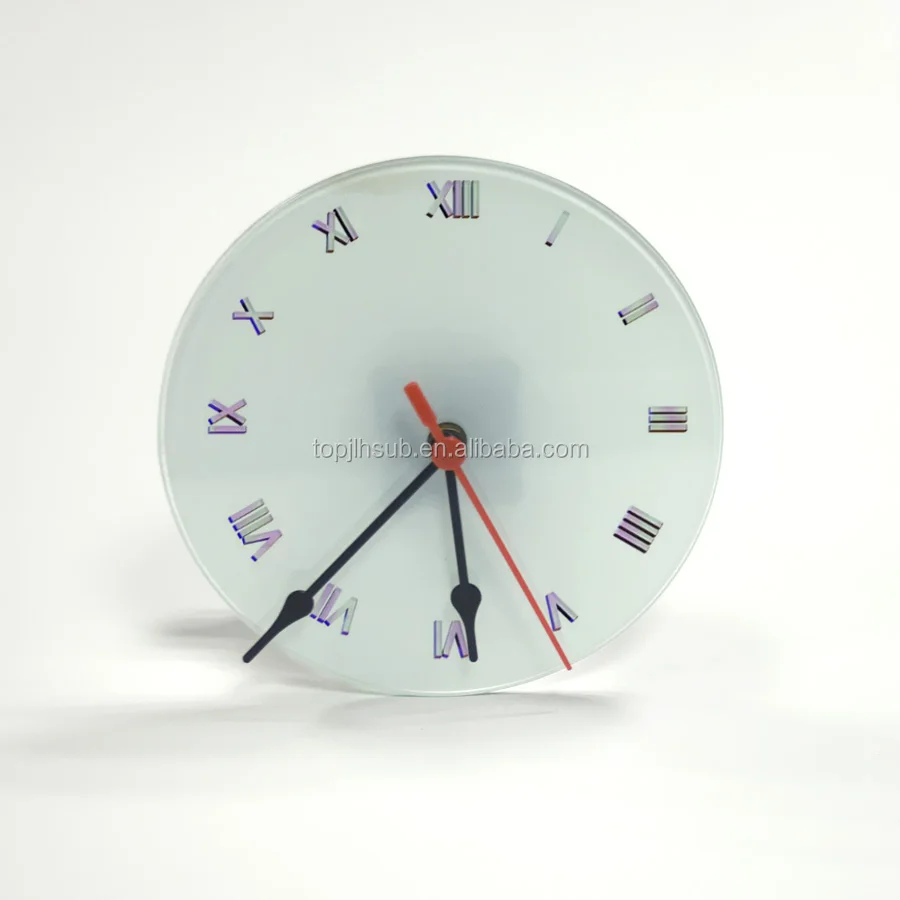 Sublimation Blanks Glass Wall Clocks For Sublimation Printing Buy