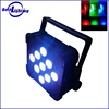 9 *3w RGB 3in1 wireless dmx led uplights wedding disco party indoor stage flat par for sale