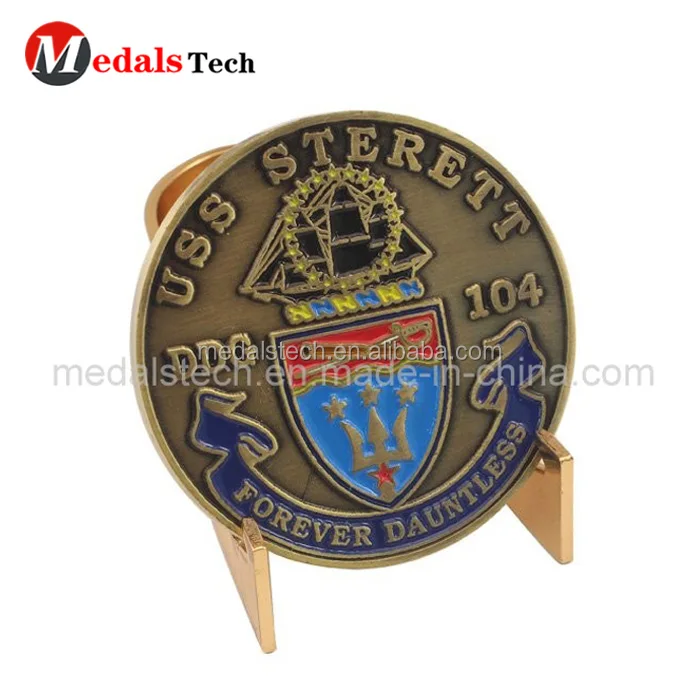 Wholesale fashion color filled soft enamel Ancient Rome and Egypt metal challenge coins