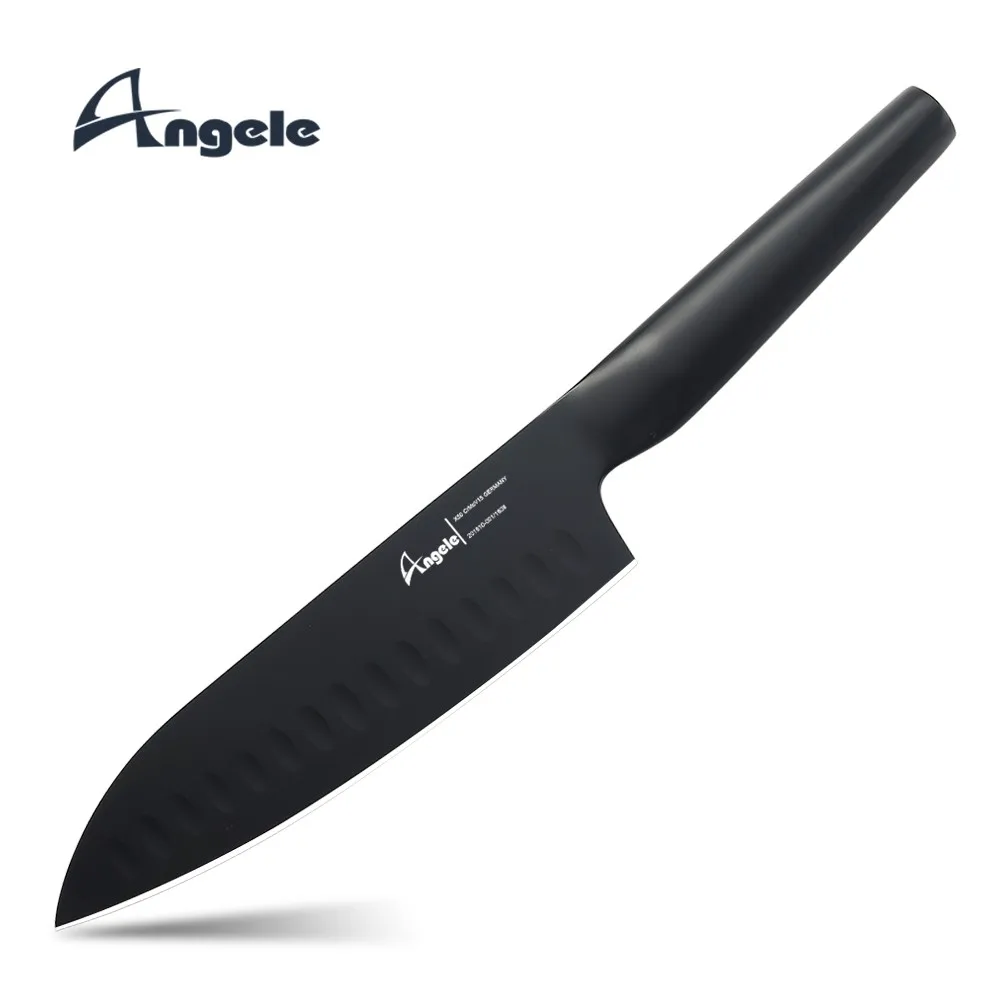 Titanium Coating Durable Lightweight Stainless Steel Knife Santoku