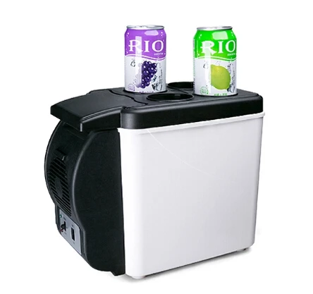 Portable 12V 6L Car Refrigerator Auto Electric Cooler Warmer Fridge for Travel