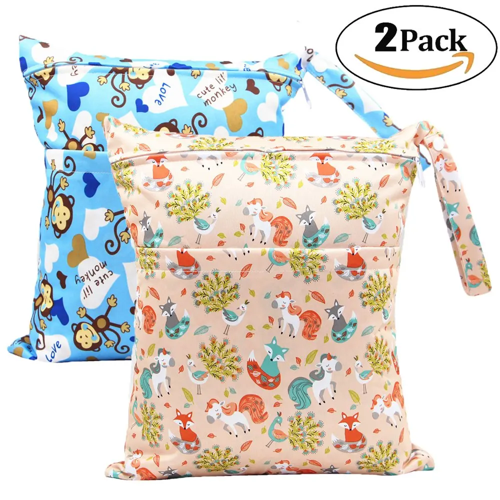 Kangkang@ Portable Plastic Hanging Baby Diaper Garbage Rubbish Bag Refillable Box Case Organizer with 20 PCS Disposable Bags Inside
