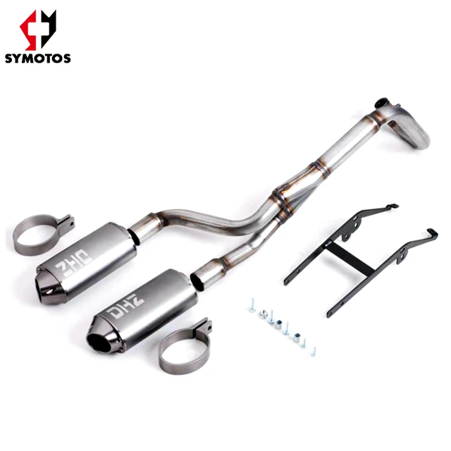 twin exhaust muffler