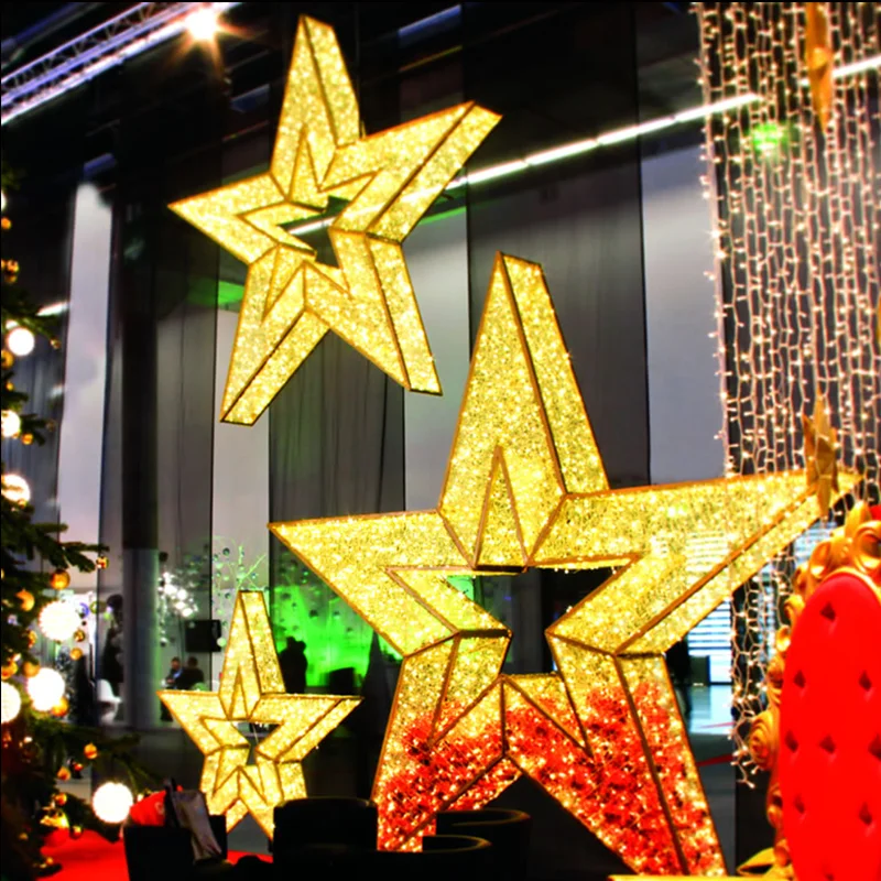 How To Make A Star Ceiling With Christmas Lights