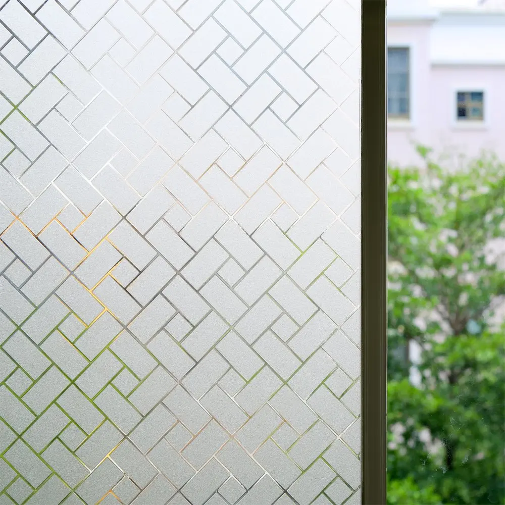 Geo Window Films LV-BT5078 Black Triangle 50 x 78 Decorative Window Film