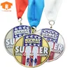 Souvenir Custom Medals China Cups Religious Basketball Football Carnival Design Your Own Metal Award Medal With Ribbon