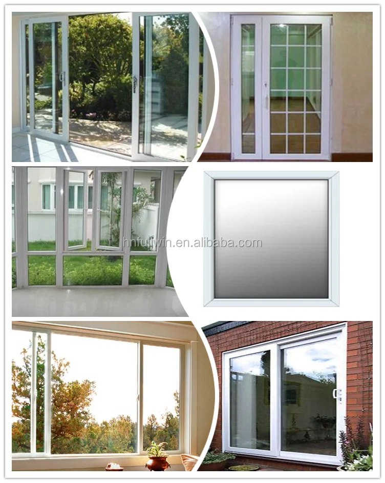 China manufacturer laminated wholesale with lower price 70mm upvc window sash pvc hollow profiles