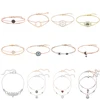 2019 SWA Rose Gold Moon Star Devil's Eye Adjustable Bangle Fashion Level Two-in-One Bracelet Exudes Romantic and Elegant Style