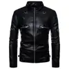 Fashion Men's Designing Brown Label Society Jacket Leather Coat