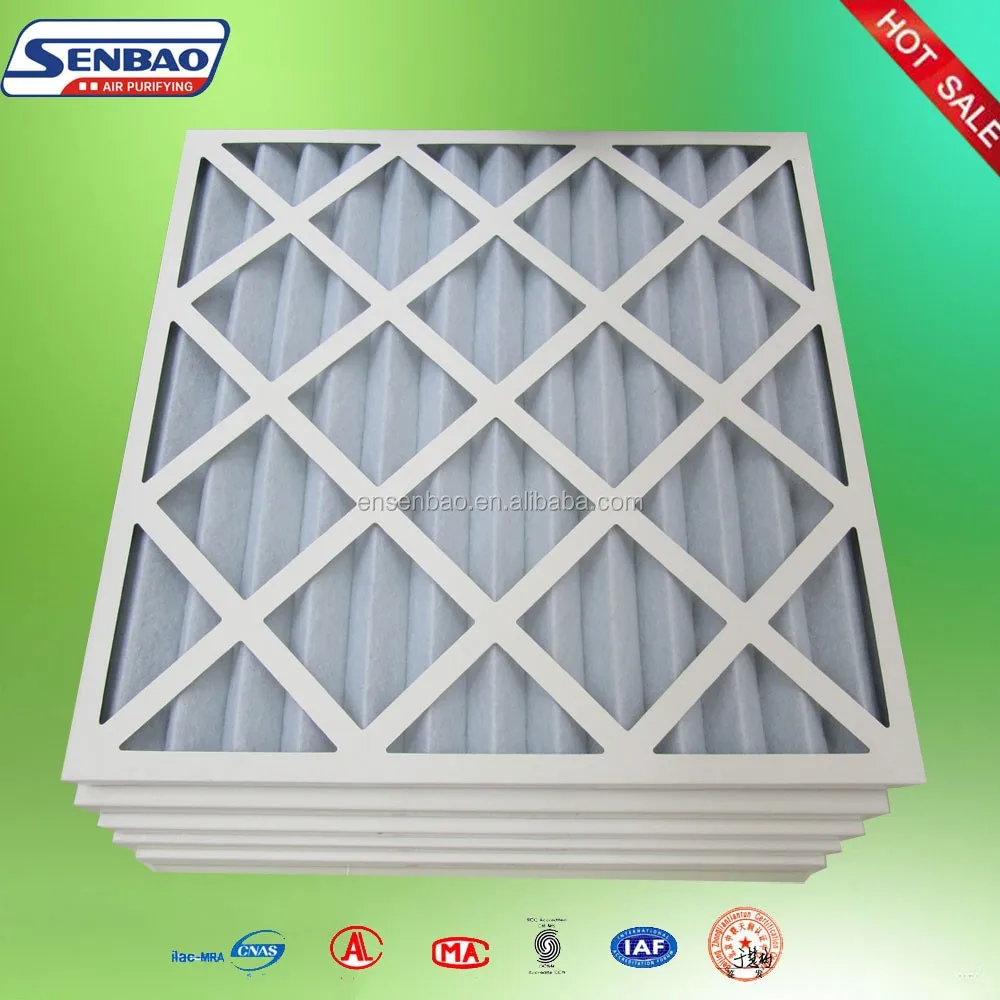 Cardboard Frame Pleat Panel Ceiling Vent Filters Buy Ceiling Vent Filters Product On Alibaba Com