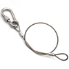 Stainless Steel Wire Rope Cable Wire Rope Assembly With Eyelet Carabiner and Ferrule Pressed