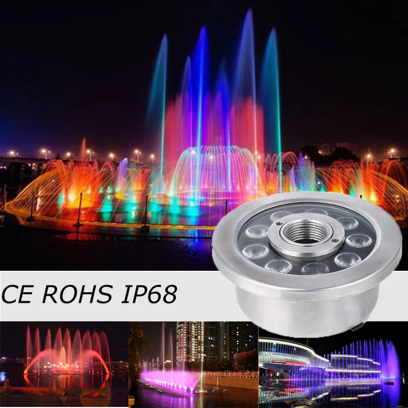 Ring Waterproof Fountain Led Waterfall Lighting Nozzle Water Light Buy Led Fountain Nozzle