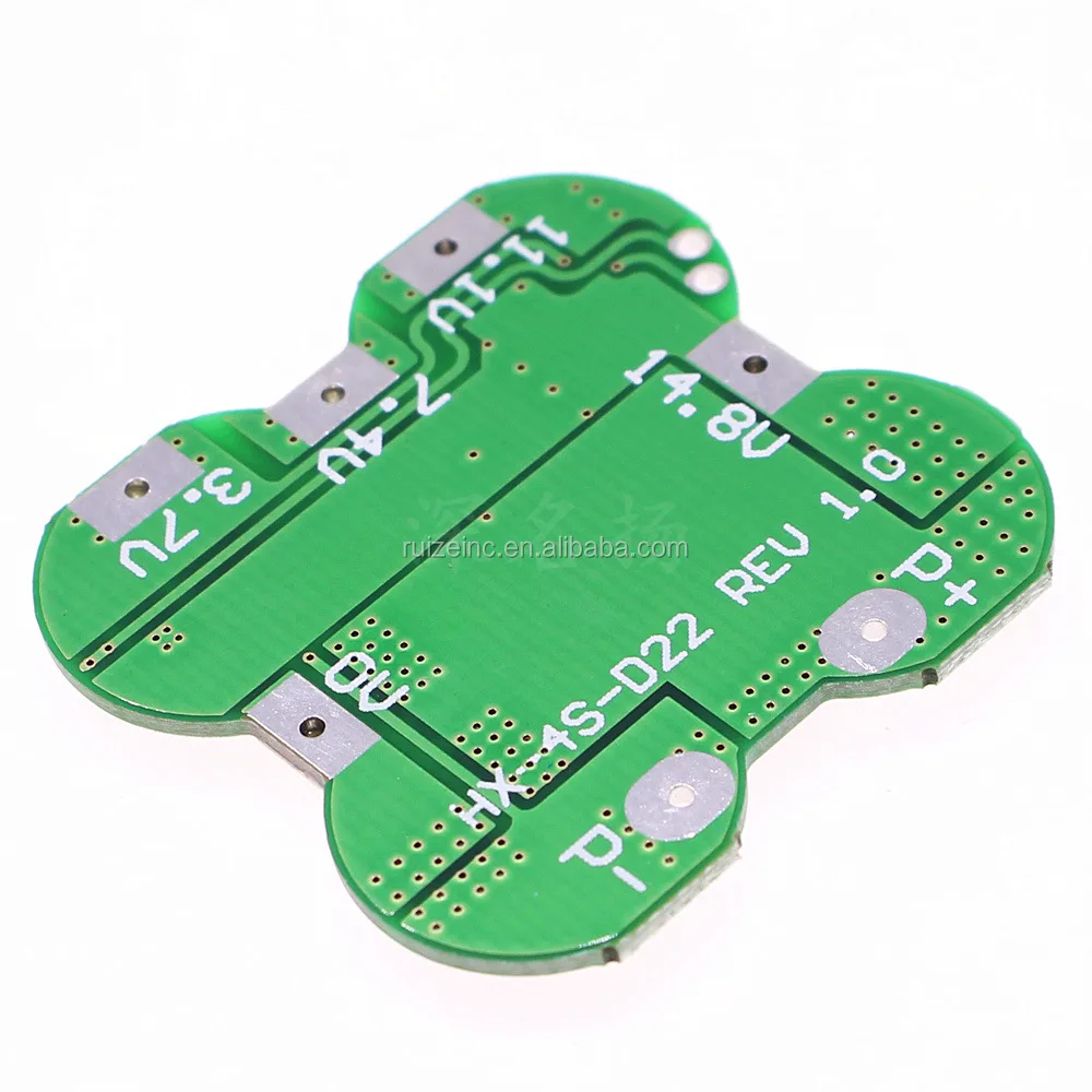 4S 14.8V / 16.8V 20A peak li-ion BMS PCM battery protection board bms pcm for lithium LicoO2 Limn2O4 18650 li battery