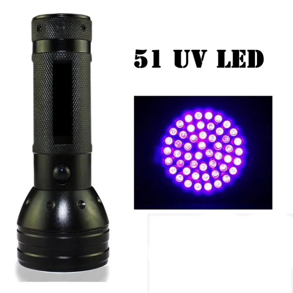 Amazon Best Selling Aluminum 51led Uv 395nm Ultraviolet Light Uv