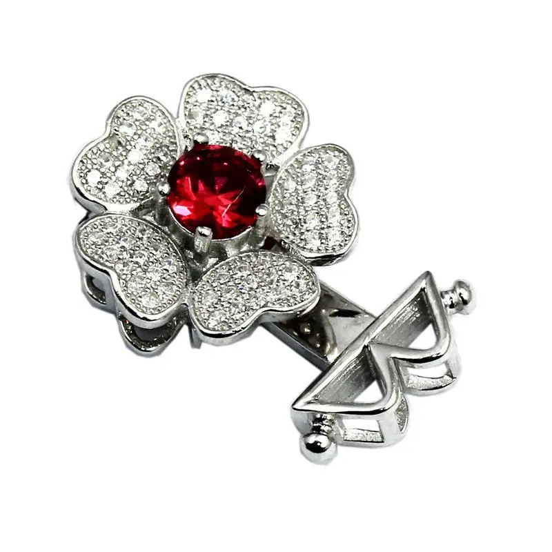 Beadsnice Id30561 Custom Made Sterling Box Clasp Flower For Women 12x8