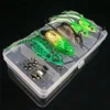 Soft lure Fishing Lures Set Contain 5pcs High Simulation Frog & Rat Baits with double hooks+ 2pcs Wire Line + 5pcs "B" Type Pin