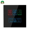 OEM Factory Smart Touch Screen Glass Panel Do Not Disturb Hotel Doorbell wireless gold black white touch wall Switch