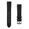 Benchmark Straps 18, 20, 22 & 24mm Black Silicone Rubber Watchband