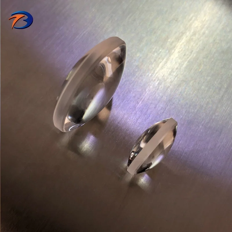 Optical full size 100mm 150mm 200 mm 300mm glass convex biconvex lens kinds diameter in stock