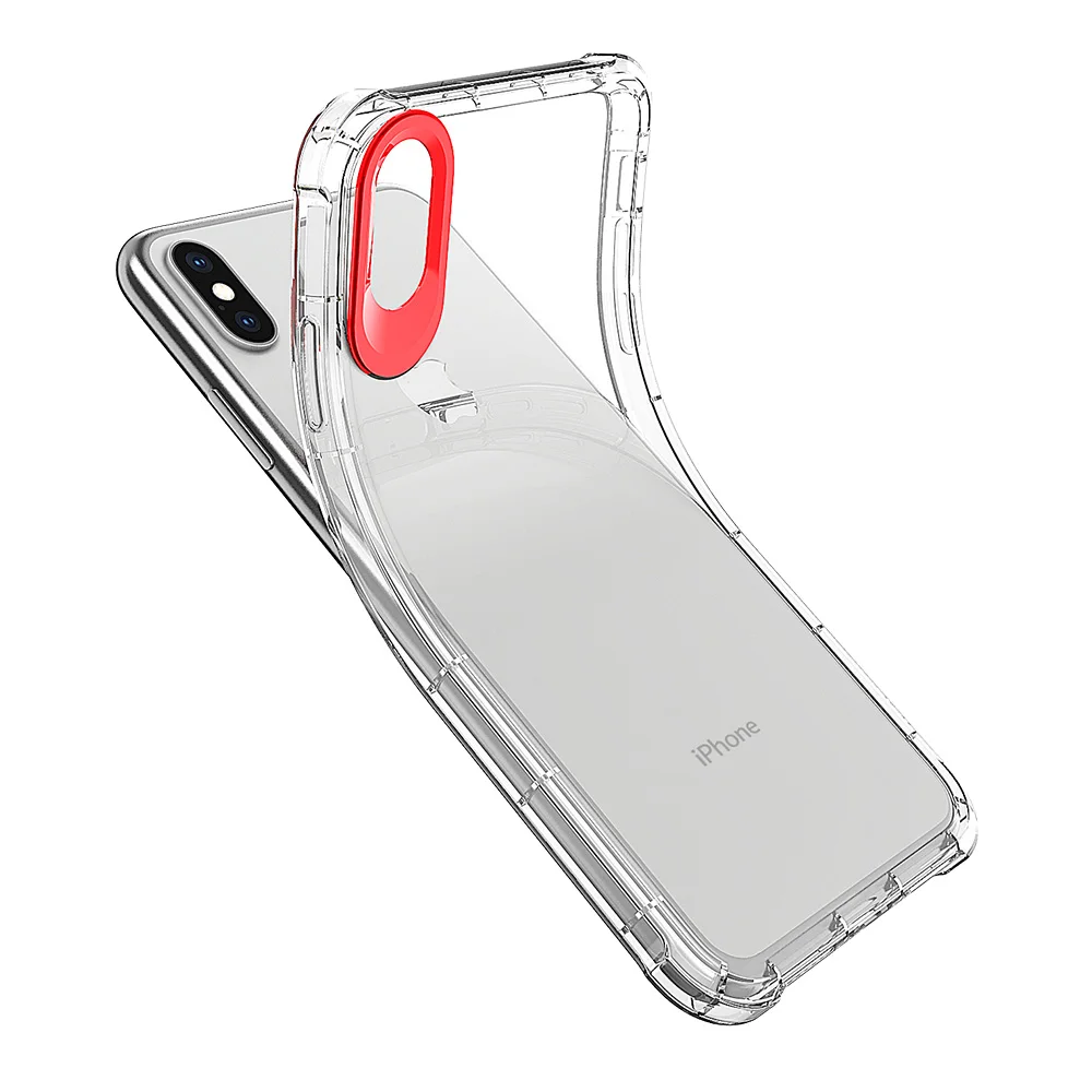 Shockproof Big Eyes Air Cushion Corners clear TPU mobile phone shell For iphone XS Max