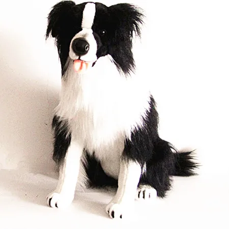 large border collie soft toy
