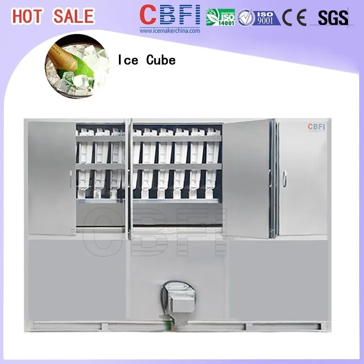 product-CBFI-Commercial Used 5 ton per day Cube Ice Machine for Medium Scale Ice Factory-img-2