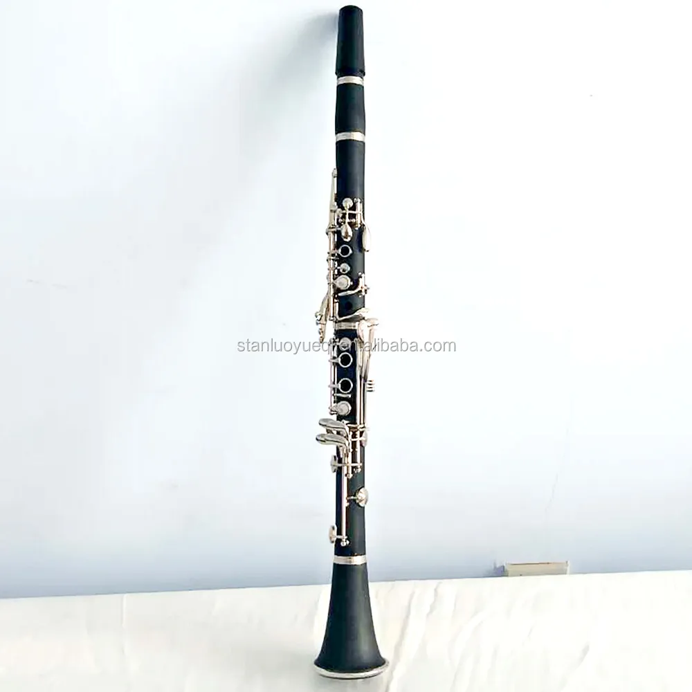 Students Clarinet Flute Key 17 Key Bb Nickel Plated Clarinet - Buy ...