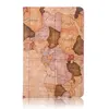 Colorful Leather Case For Ipad Pro 12.9, Map Pattern PU Leather Tablet Case for ipad Pro 10.5 12.9 With stand function