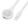 LED human PIR motion Sensor Light lamp 4LEDs DC5V SMD2835 USB Interface Desk light for Bedroom Pathway Bathroom Lamp Warm white