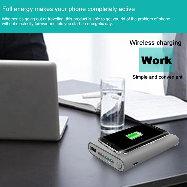 Large capacity wireless power bank 20000mah for mobile phone - ANKUX.COM