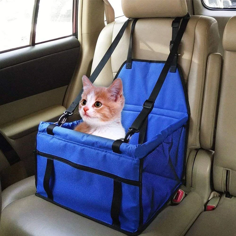 Foldable Lovable Adjustable Safety Pet Dog Cat Car Booster Seat Carrier
