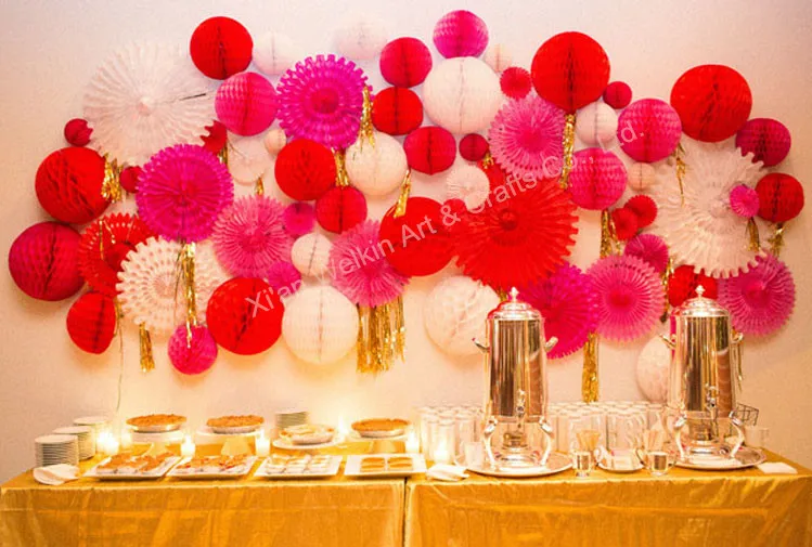 Tissue Flower Ball Decorations/hanging Cheap Paper Flowers ...