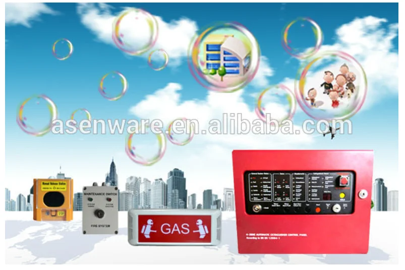 CE Certified Gas Release Extinguisher Control System
