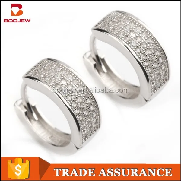 PIE PENDIENTES ORO LAMINADO 18KT BLANCO Y ROSA A ELEGIR