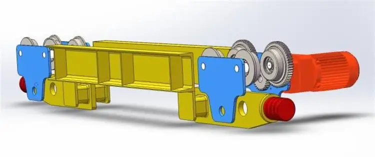 Crane end carriage overhead crane parts