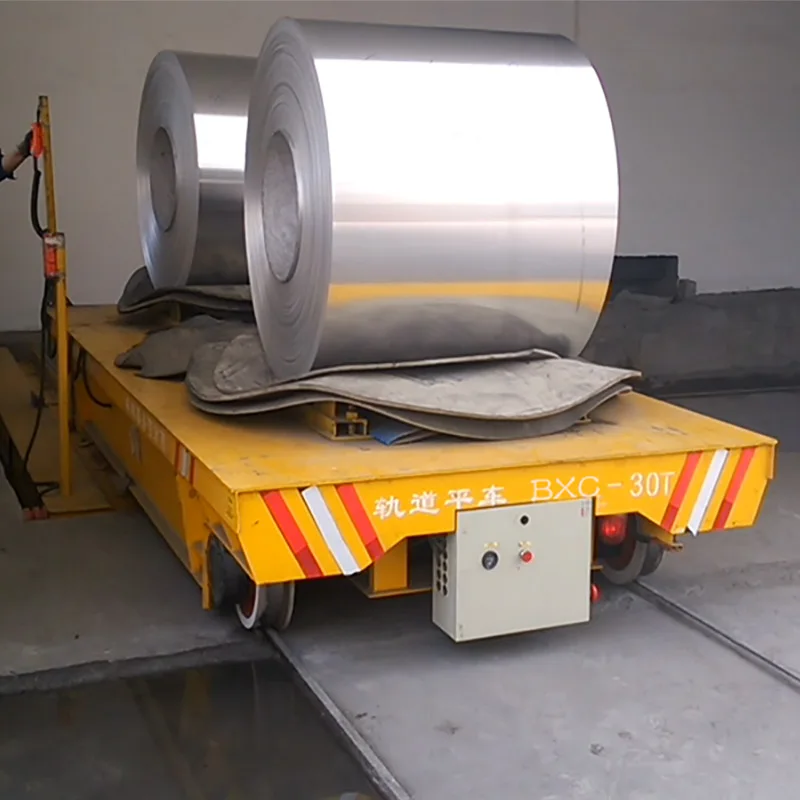 Custom Industry Heavy Battery Powered Track Transfer Cart