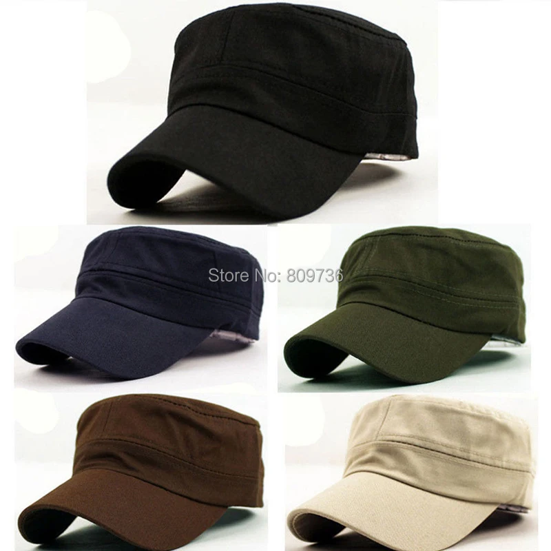 mens military style caps