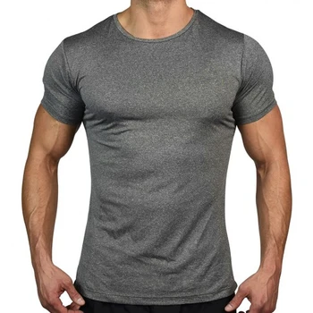 Custom Blank Oem Dry Fit Gym Workout Bodybuilding T Shirts - Buy Gym ...