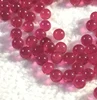 Round Ruby Red Balls Synthetic Corundum Ruby Spheses For Pendant