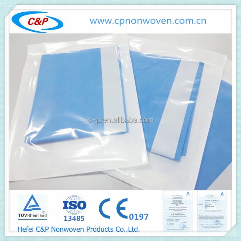 Disposable Blue/green Surgical/medical Adhesive Side Drape With Tape