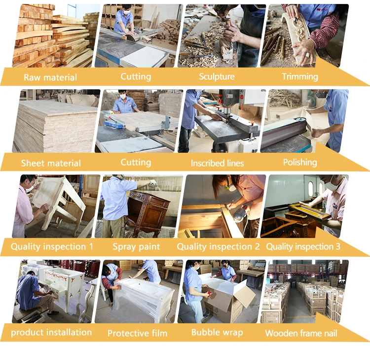 Vintage style victorian bathroom vanities for sale WTS1803