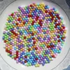 Assorted Colours 1.5MM/2MM/2.5MM/3MM Opaque Solid Round Plastic Small Beads No Hole