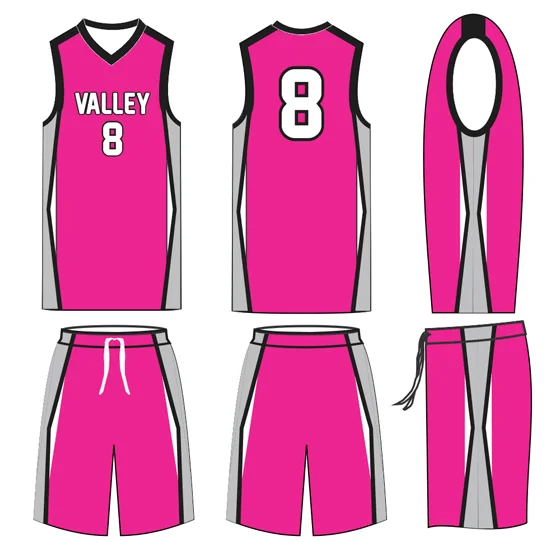 plain pink basketball jersey
