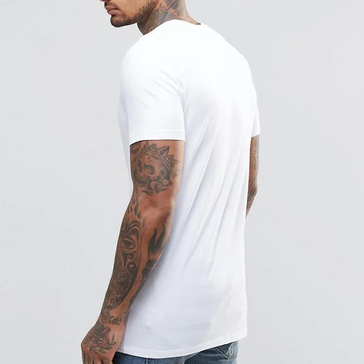 Wholesale Slim Fit Men's Plain White Tshirts 100 Cotton Buy Plain T