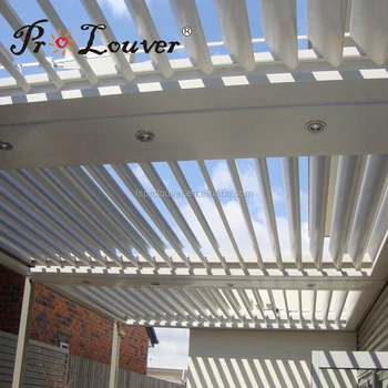 Rain sensor opening roof louver