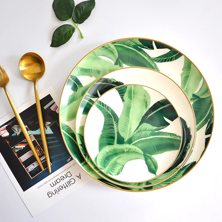 Ceramic New Design Wedding Restaurant Palm Leaf Plates Buy Palm Leaf