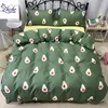 Southeast Asia avocado printed home hotel cotton comforter sets