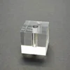 crystal desktop acrylic pen display cube clear plexiglass single pen holder square acrylic block