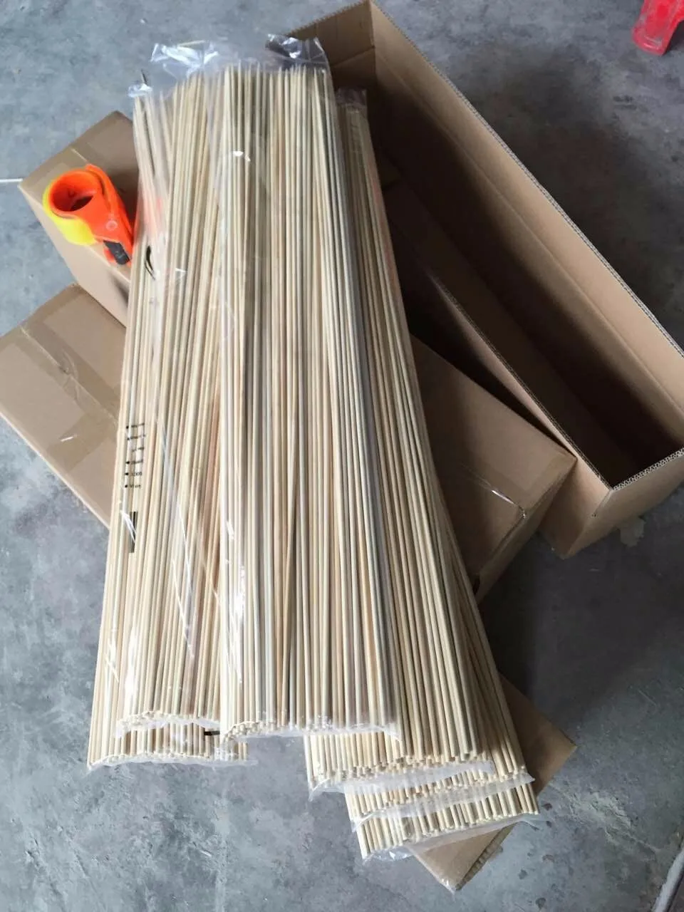 Wholesale Custom Made Round Bamboo Sticks With 2mm 2.5mm 3mm 4mm 5mm